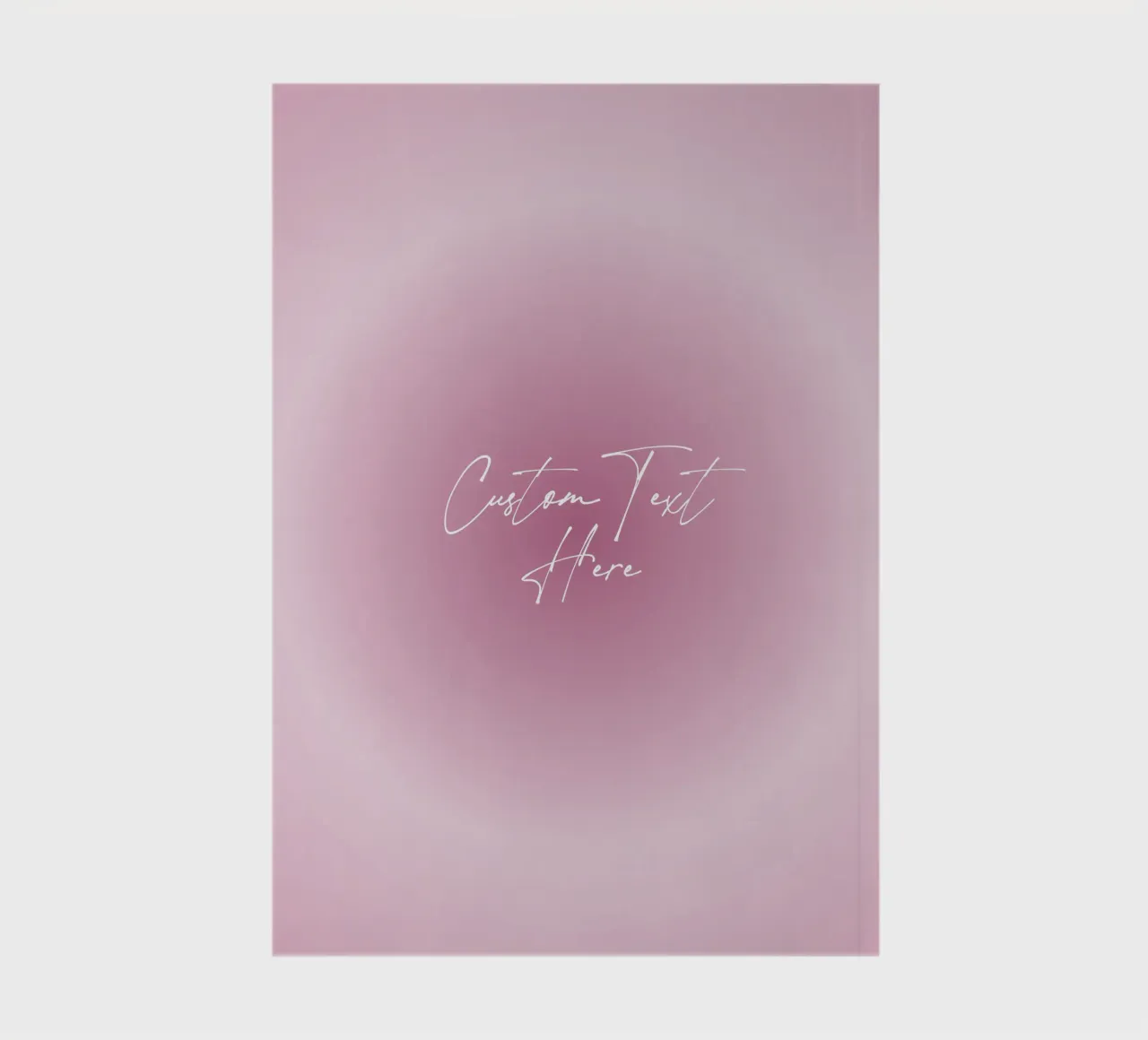 Custom Aura Print, Gradient Wall Art, Personalize Art notebook by Dreamscape