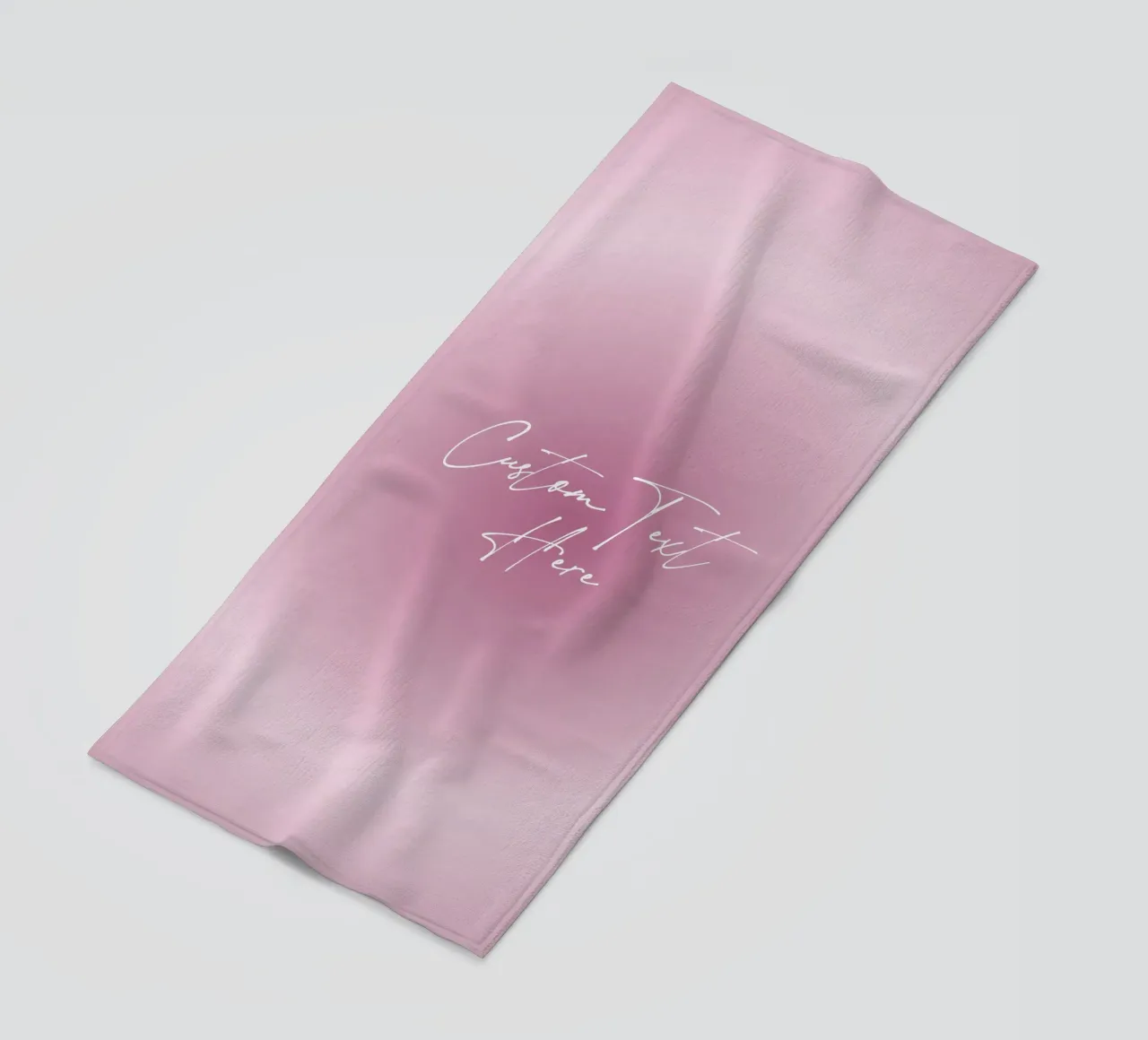 Custom Aura Print, Gradient Wall Art, Personalize Art beach towel by Dreamscape