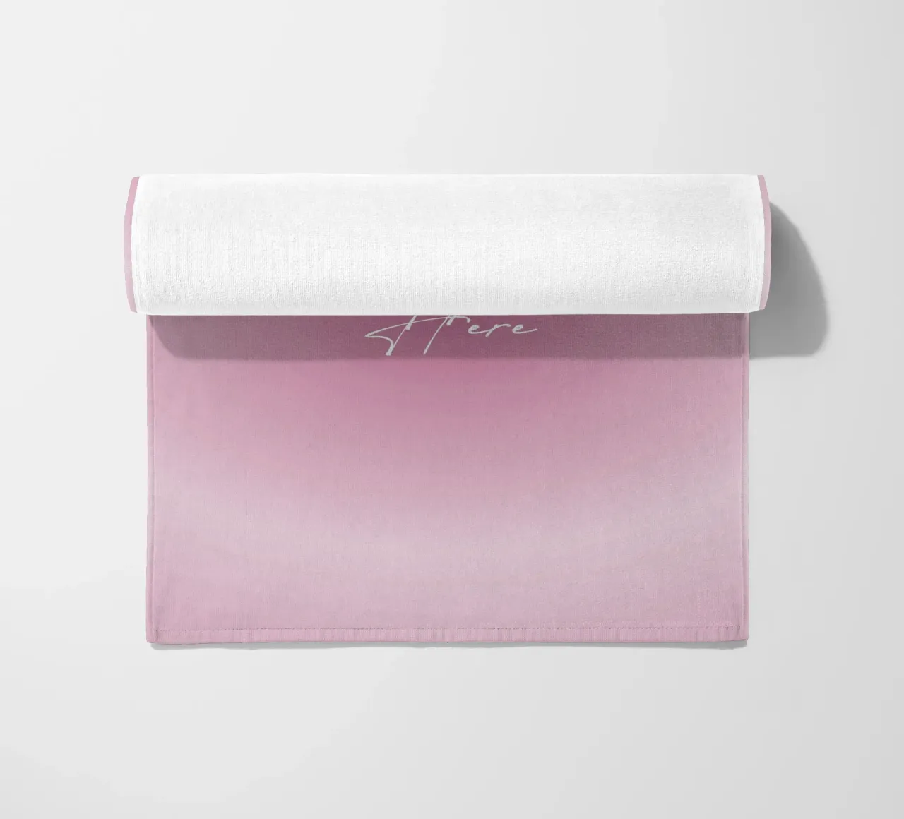 Custom Aura Print, Gradient Wall Art, Personalize Art beach towel by Dreamscape