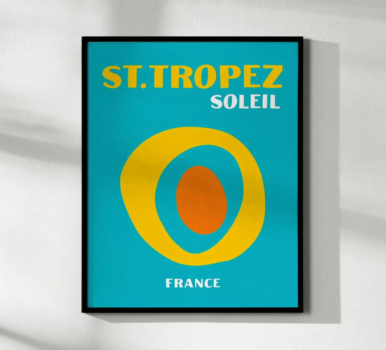 St. Tropez Soleil: Viaggi retrò, arte pop della Costa Azzurra poster da NorwesClub