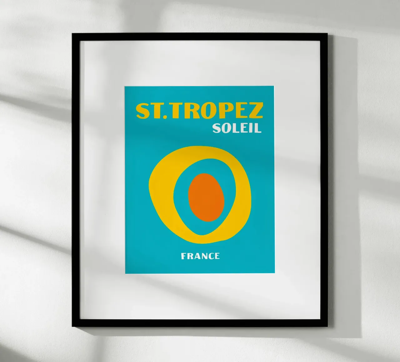 St. Tropez Soleil: Viaggi retrò, arte pop della Costa Azzurra poster da NorwesClub