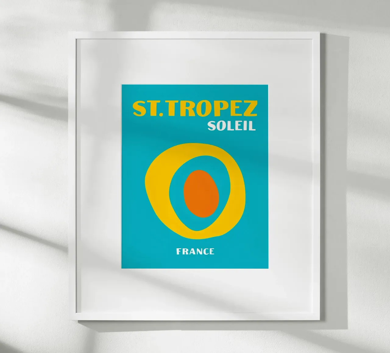 St. Tropez Soleil: Viaggi retrò, arte pop della Costa Azzurra poster da NorwesClub