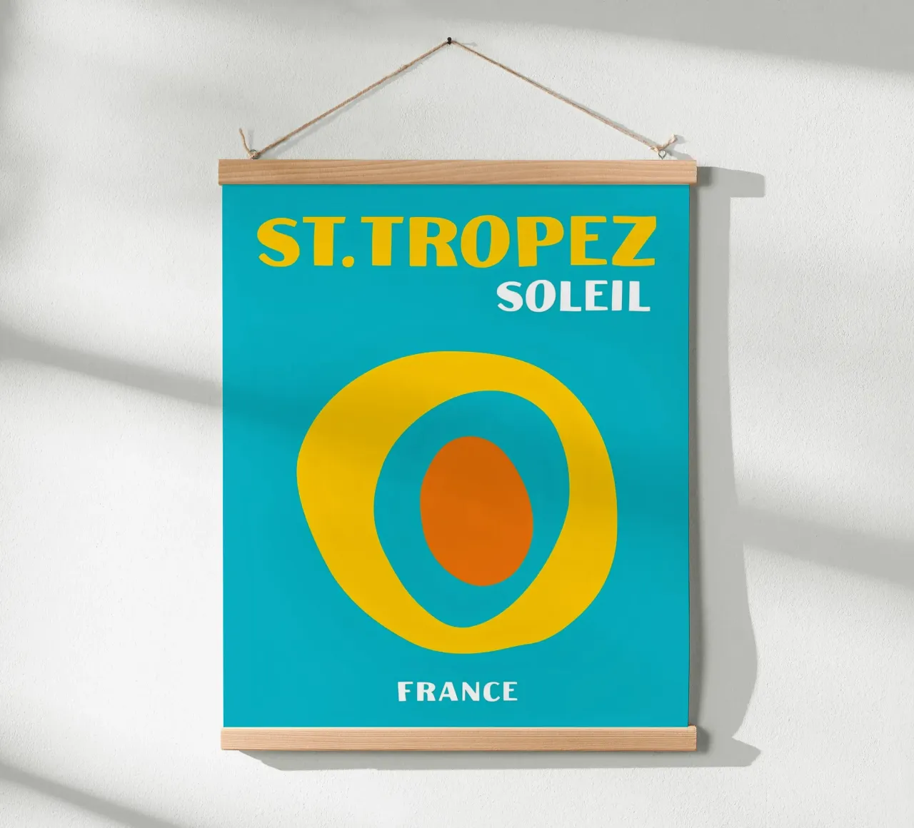 St. Tropez Soleil: Viaggi retrò, arte pop della Costa Azzurra poster da NorwesClub