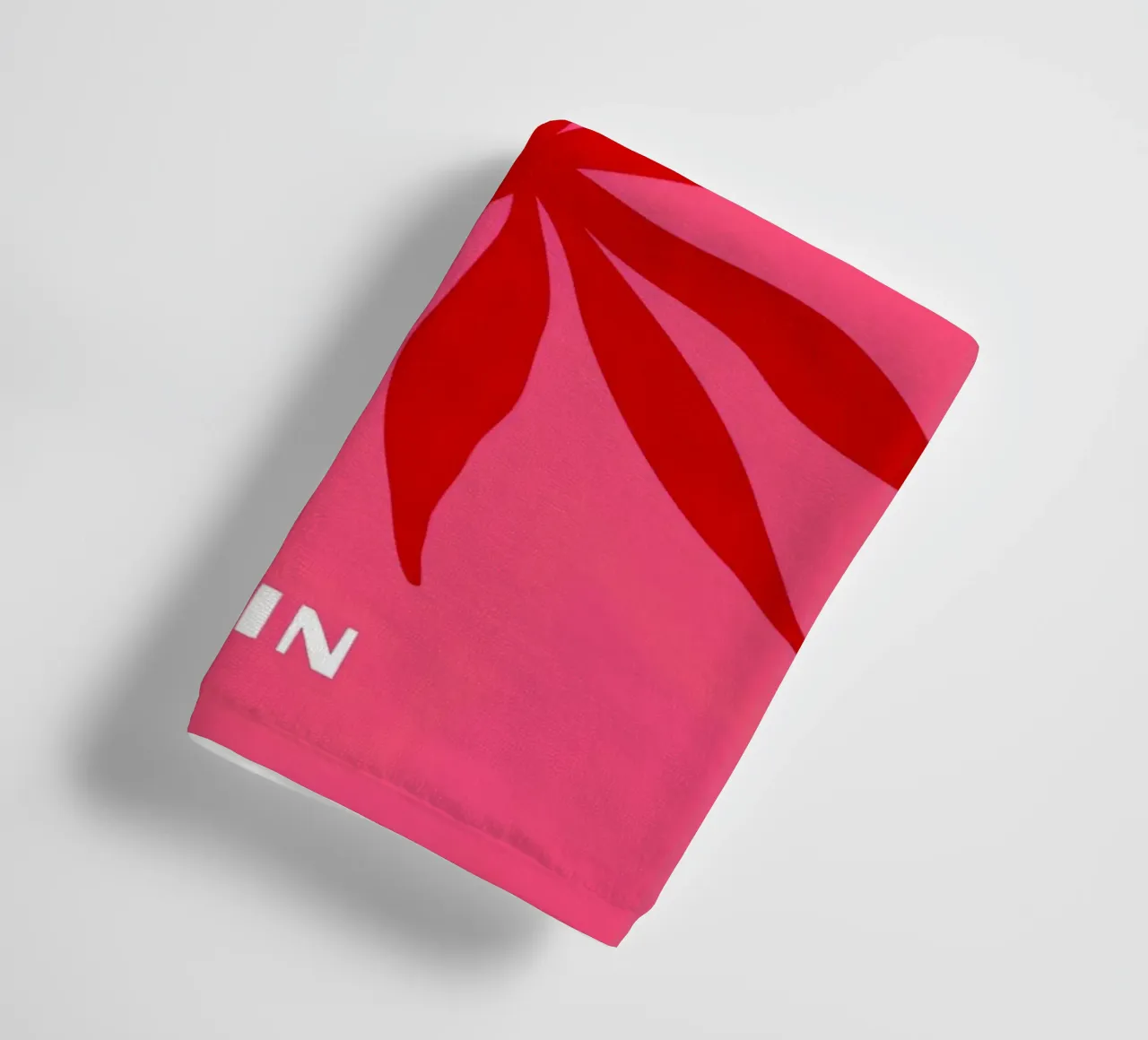 Ibiza Bohemia: Retro Travel, Abstract Starburst Pop Art towel by NorwesClub