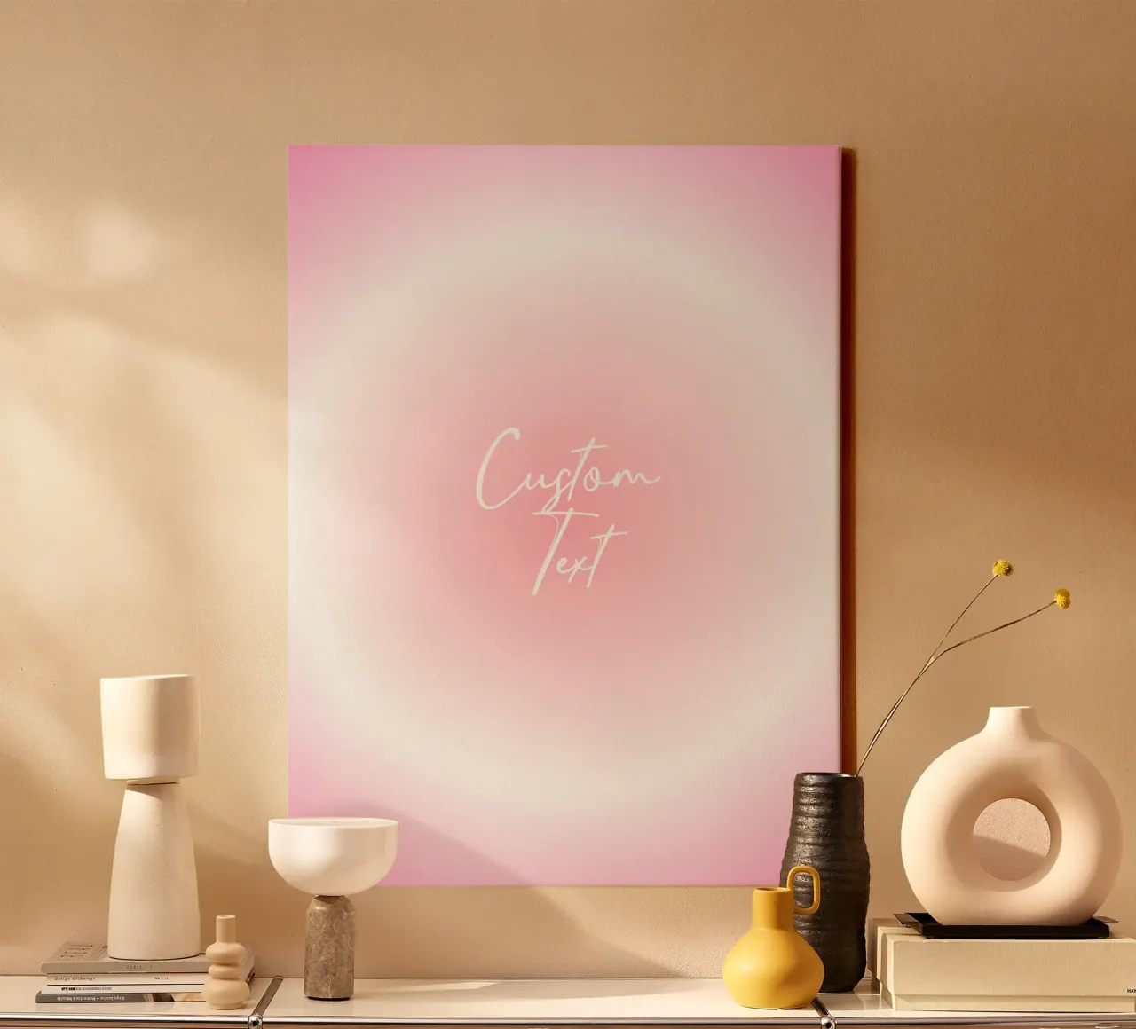 Aura Poster, Custom Wall Art, Personalized Print, Custom Art canvas with Floater frame by Dreamscape