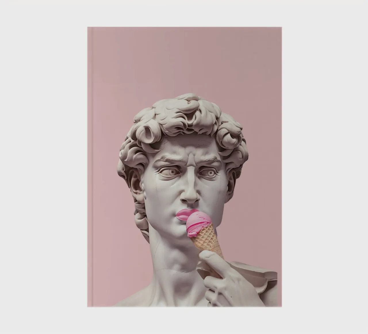 David's Delight: Pop Art Sculpture, Ice Cream & Renaissance notebook by NorwesClub