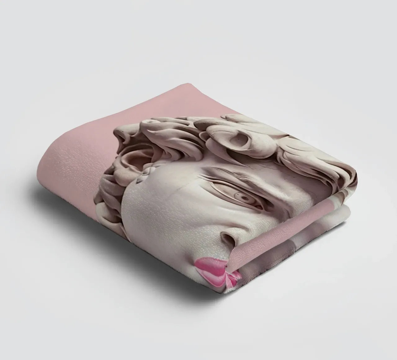 David's Delight: Pop Art Sculpture, Ice Cream & Renaissance towel by NorwesClub
