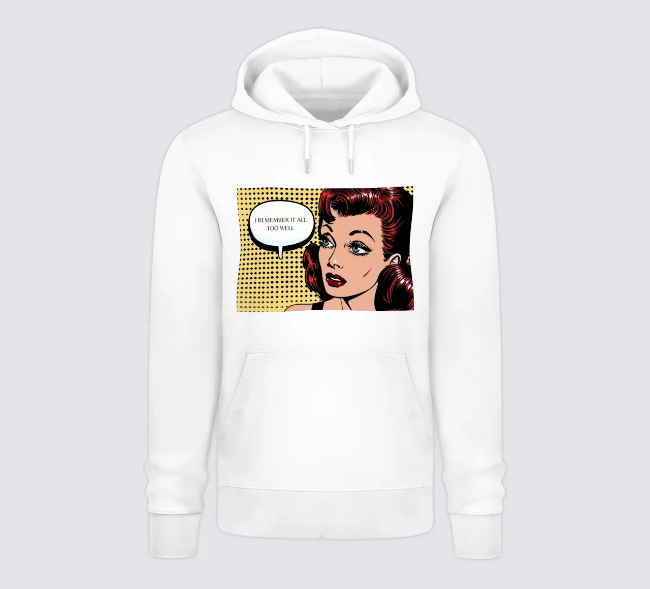 Retro Pop: Cómic "I Remember It All Too Well sudadera con capucha de NorwesClub