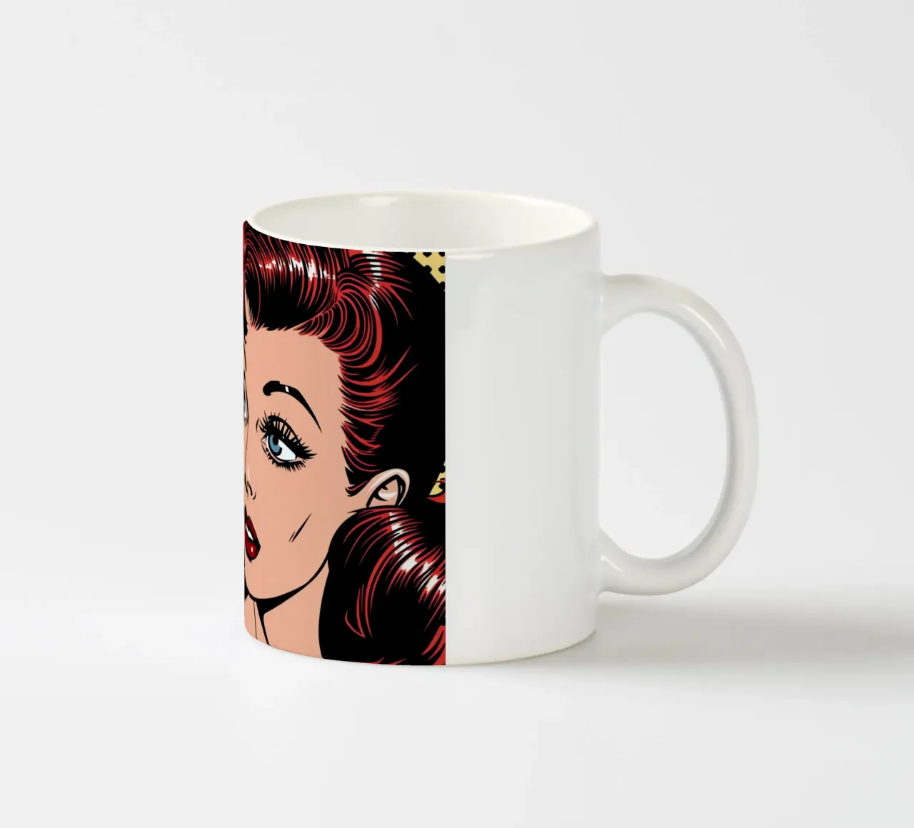 Retro Pop: "I Remember It All Too Well" Comic Art ceramic mug by NorwesClub