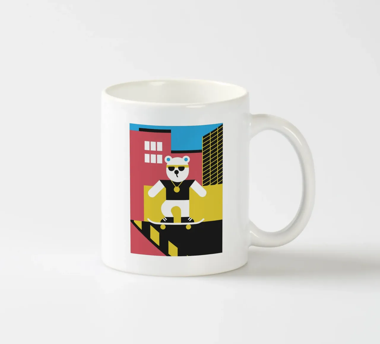 Orso da skateboard tazza in ceramica da LOOK DIFFERENT