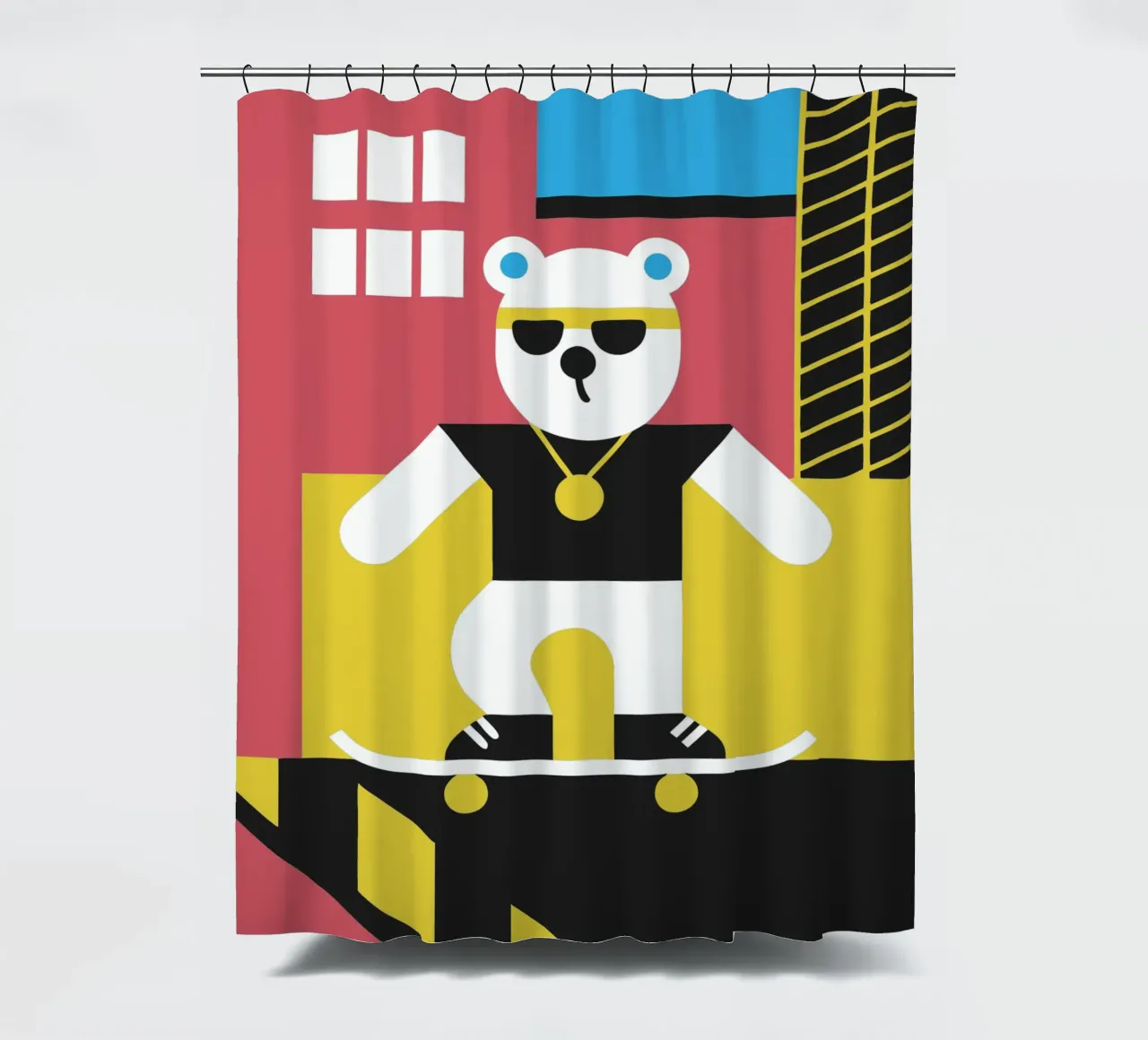 Orso da skateboard tenda da doccia da LOOK DIFFERENT