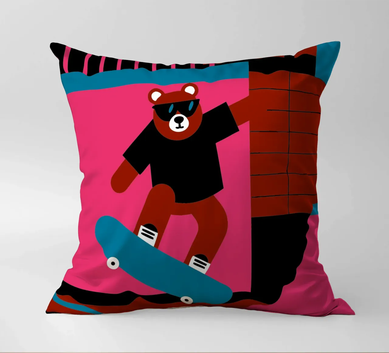 Orso da skateboard cuscino da LOOK DIFFERENT
