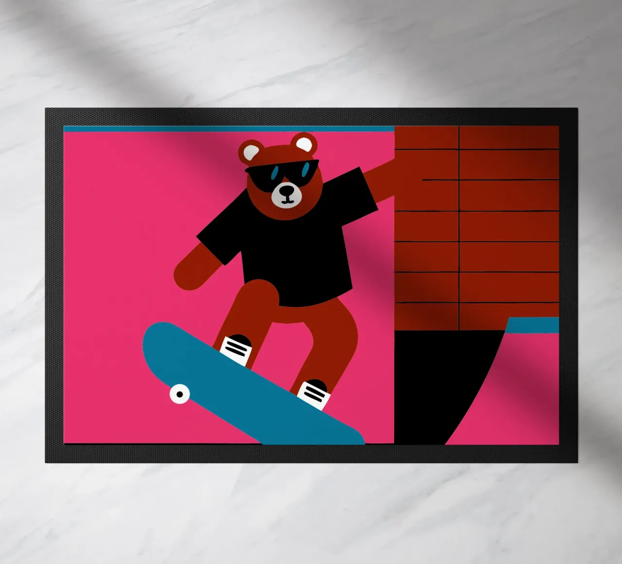 Orso da skateboard zerbino da LOOK DIFFERENT