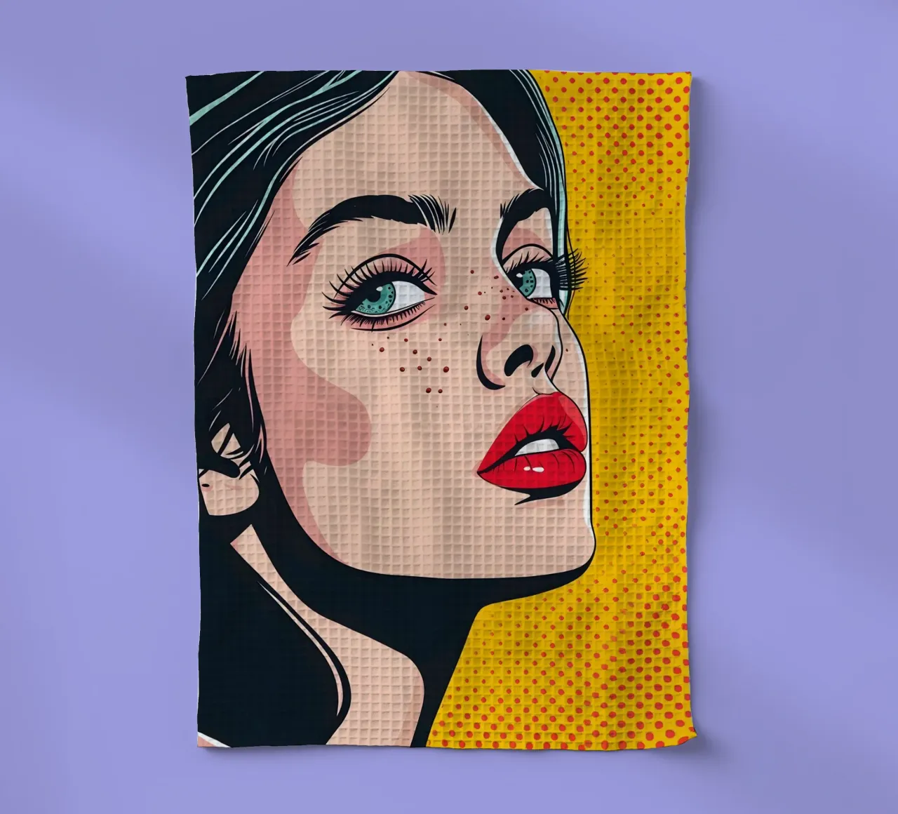 Un regard percutant : Portrait pop art, style bande dessinée et tendance torchon de NorwesClub