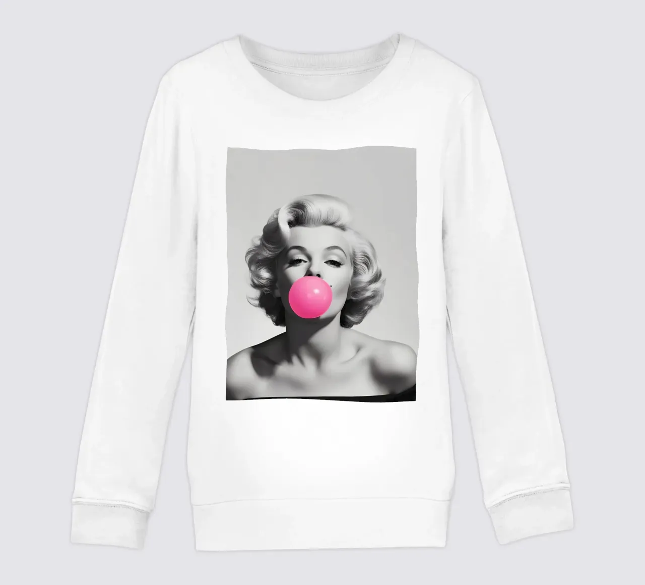 Marilyn Pop: Bubblegum Chic, Ritratto Iconico e Glamour Retrò felpa bambino da NorwesClub