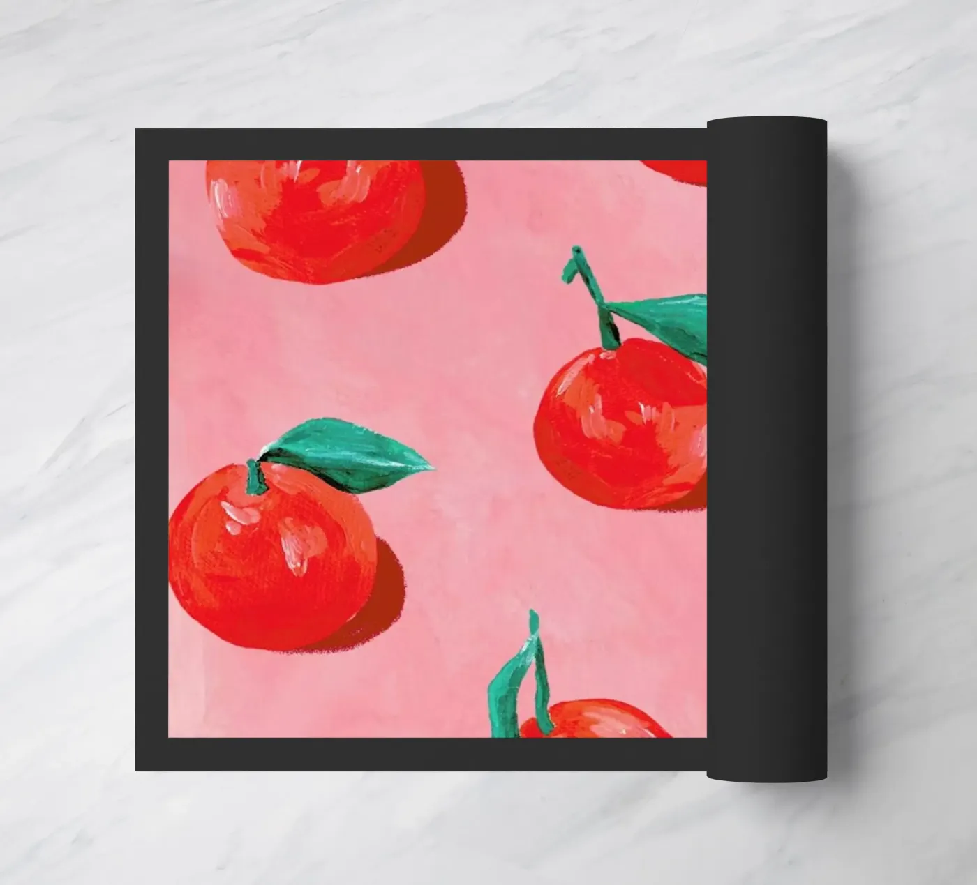 Orange Field zerbino da Berserk Prints by Maria M.C.