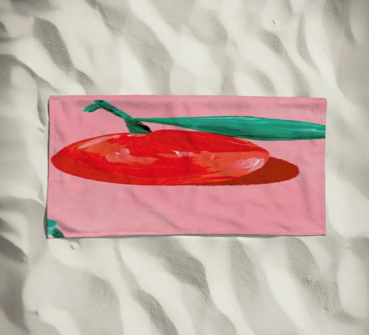 Orange Field telo mare da Berserk Prints by Maria M.C.