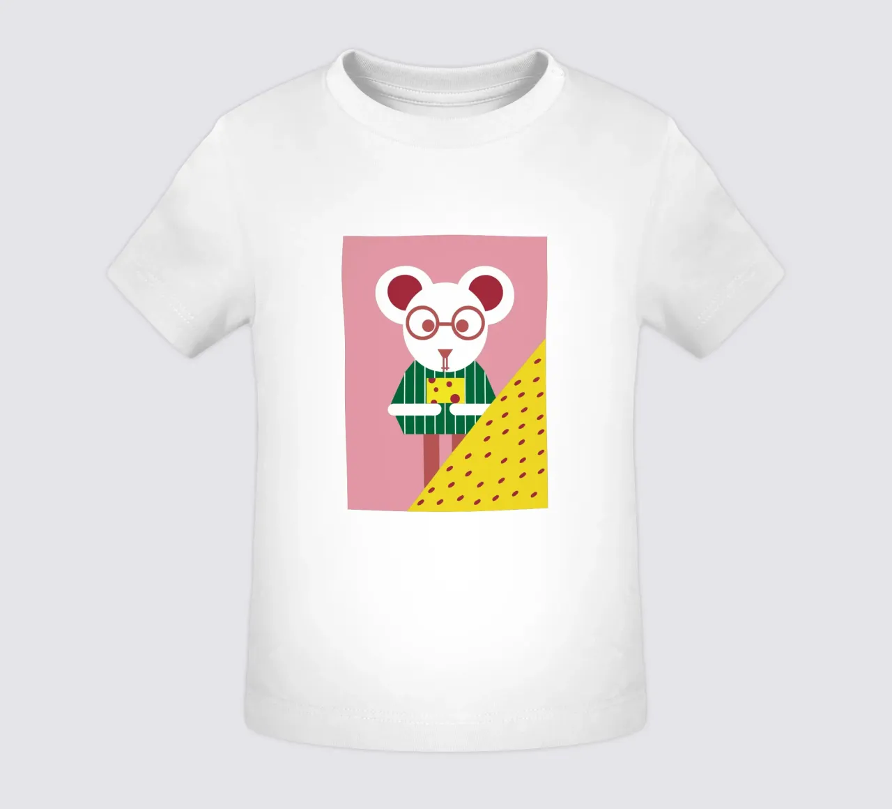 I topi mangiano il formaggio maglietta neonato da LOOK DIFFERENT