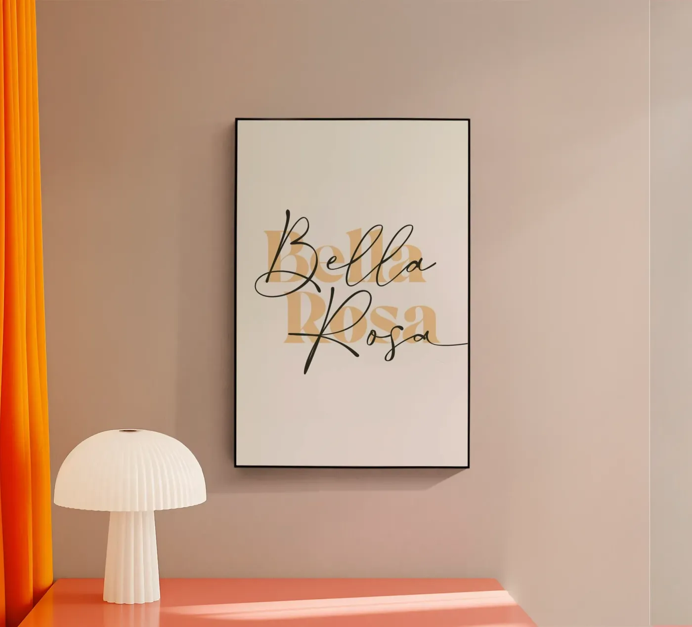 Bella Rosa acrylic glass by Mottos by Sinan Saydik