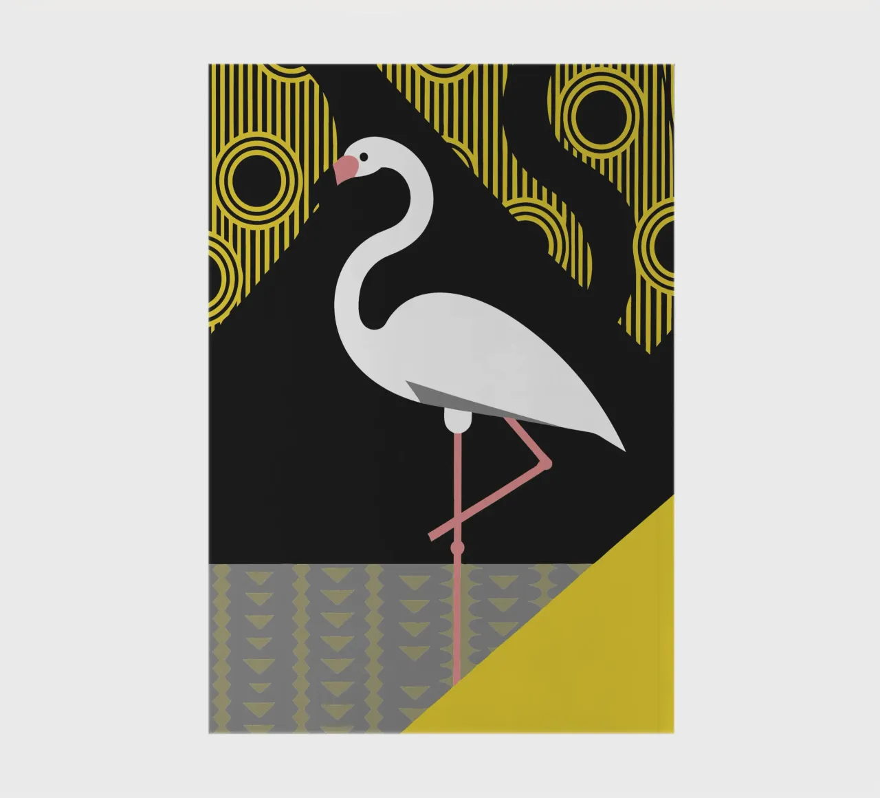 Modern Flamingo notebook by LOOK DIFFERENT