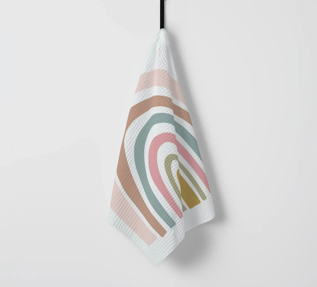 Pastel Rainbow tea towel by Lila x Lola