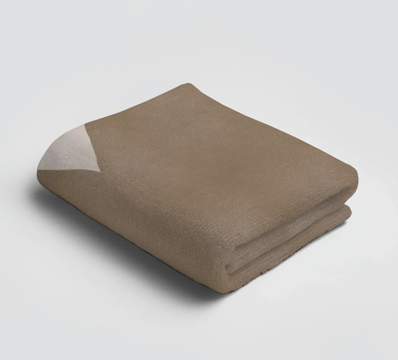 Marrone tenue minimalista asciugamano da bagno da Little Dean