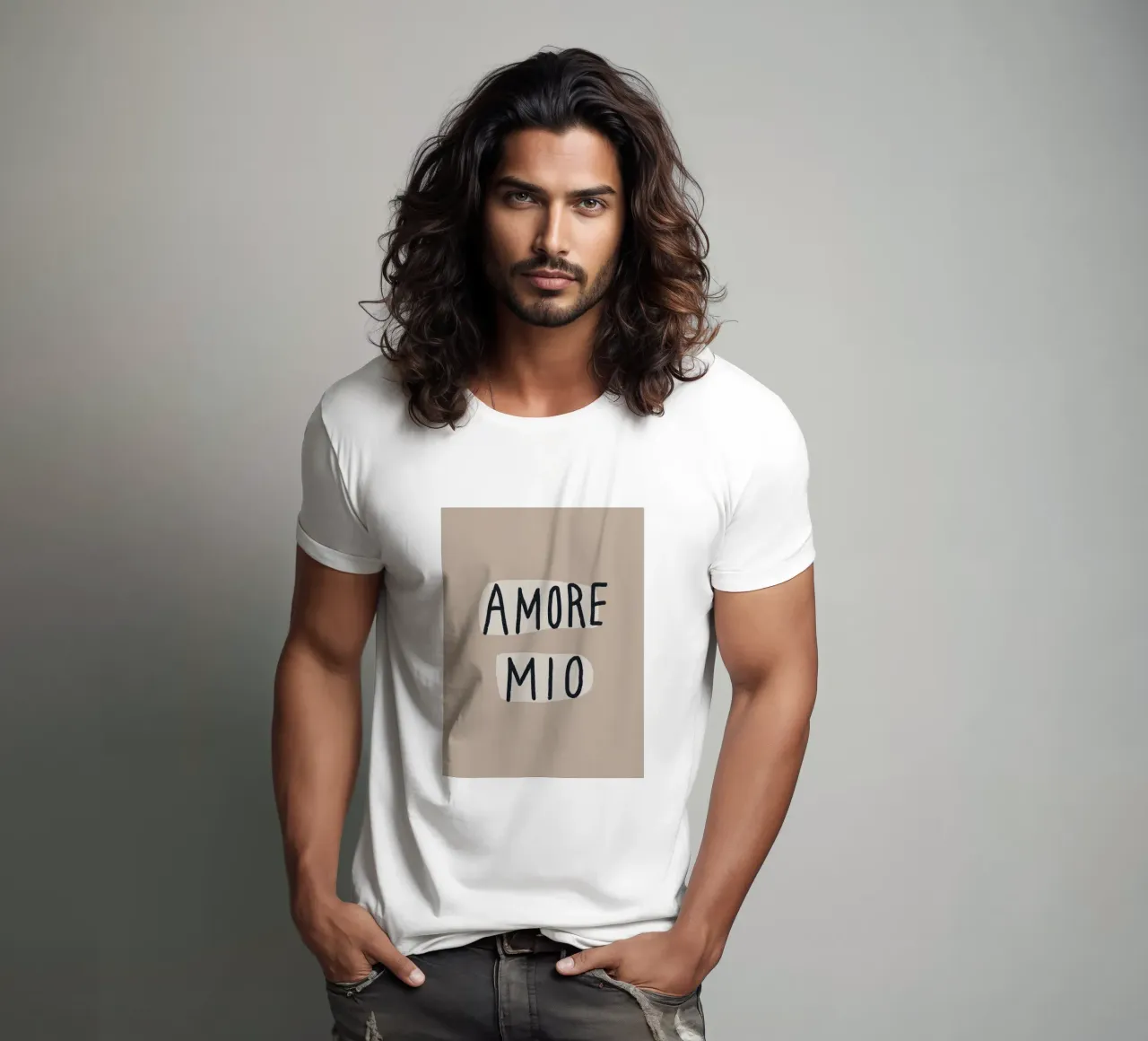 Amore Mio, Boho Chic t-shirt da Carinaprint