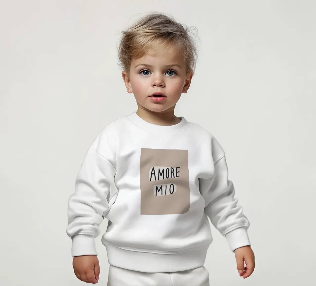 Amore Mio, Boho Chic felpa neonato da Carinaprint