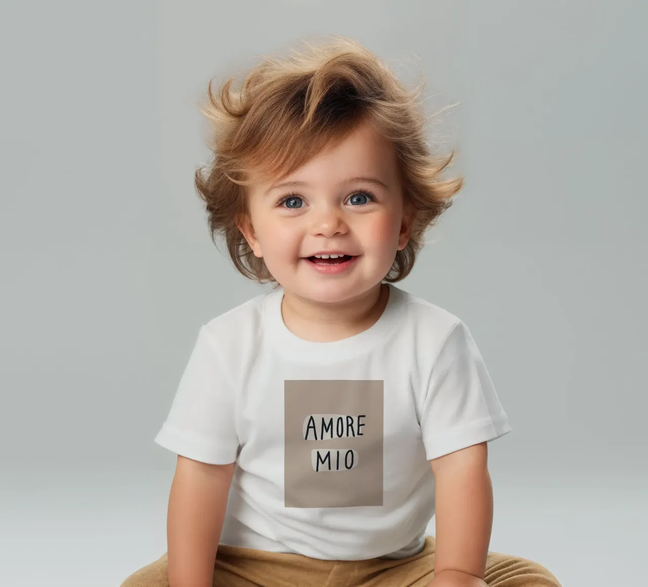 Amore Mio, Boho Chic maglietta neonato da Carinaprint