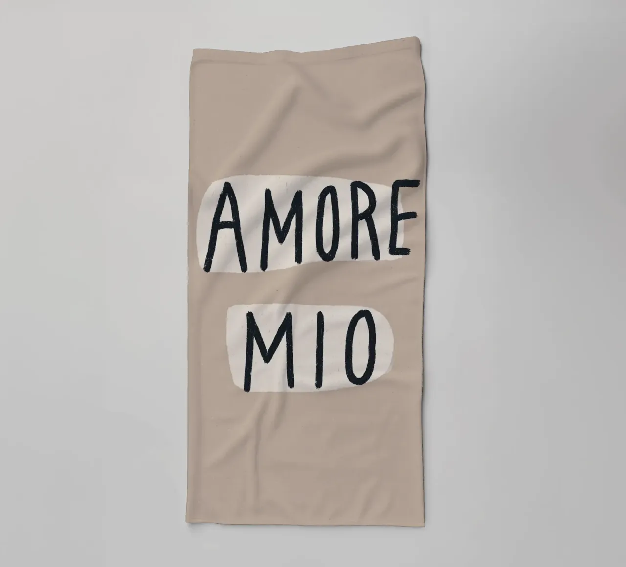 Amore Mio, Boho Chic asciugamano da bagno da Carinaprint