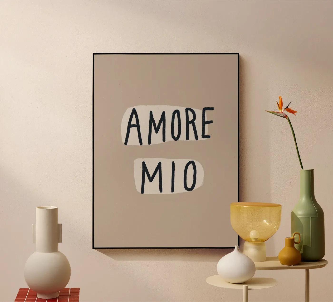 Amore Mio, Boho Chic plexiglass da Carinaprint