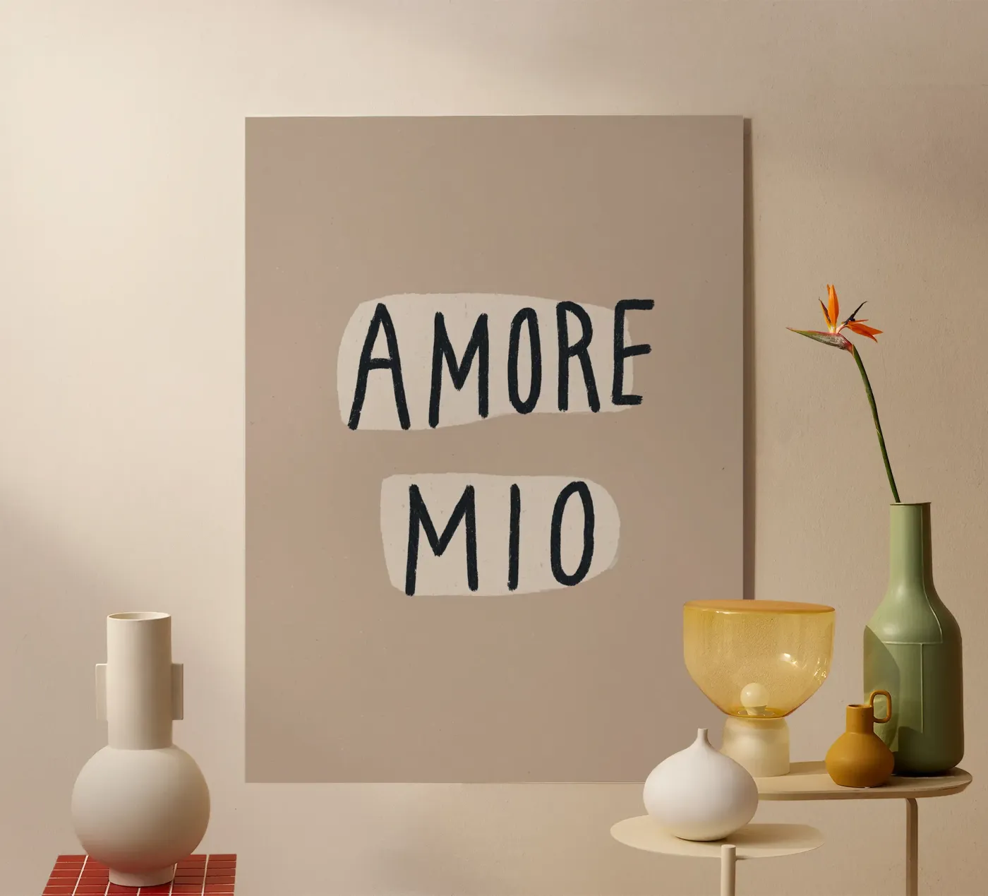 Amore Mio, Boho Chic plexiglass da Carinaprint