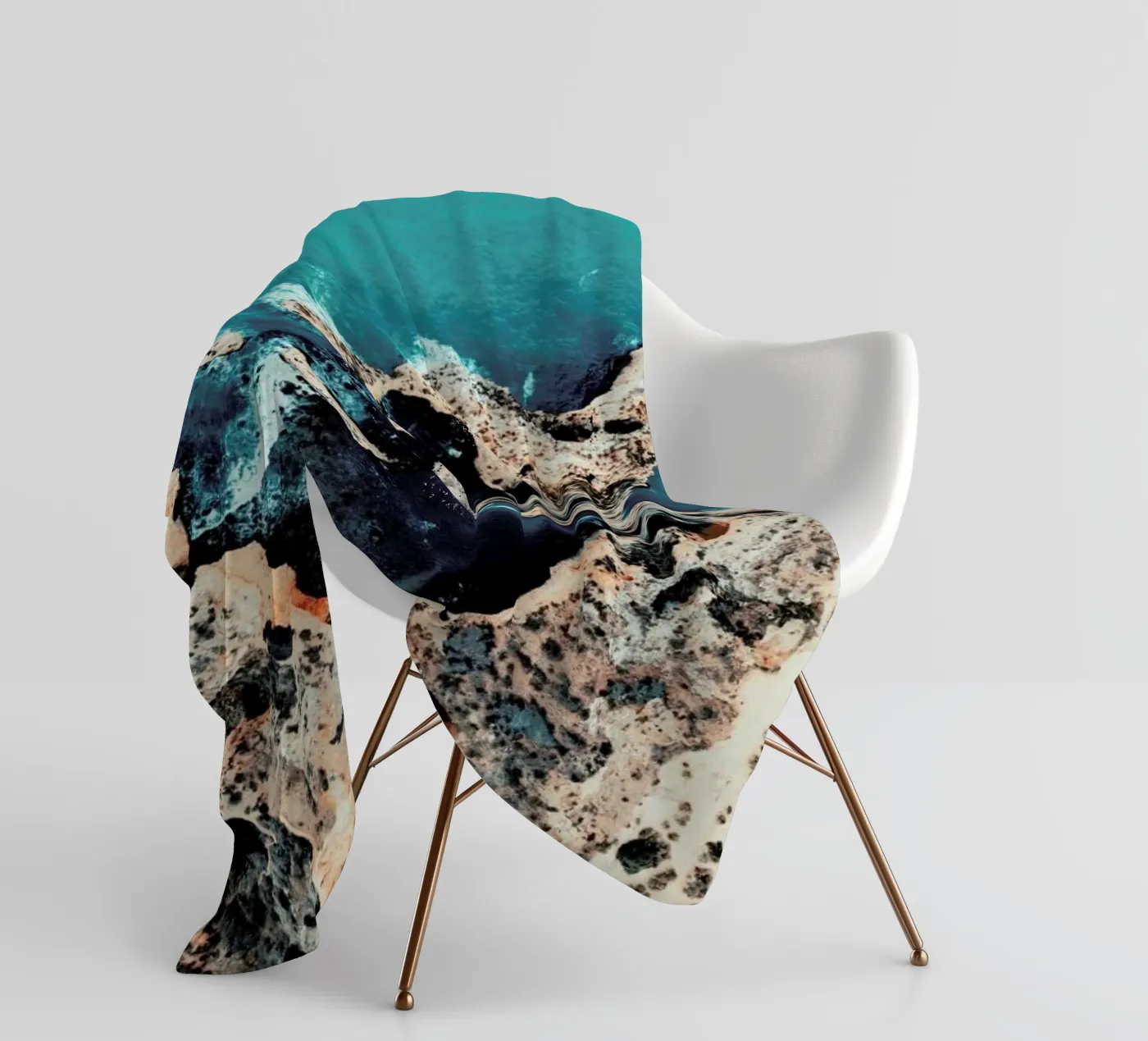 Wild Waves fleecedeken van Sebastian Hilgetag
