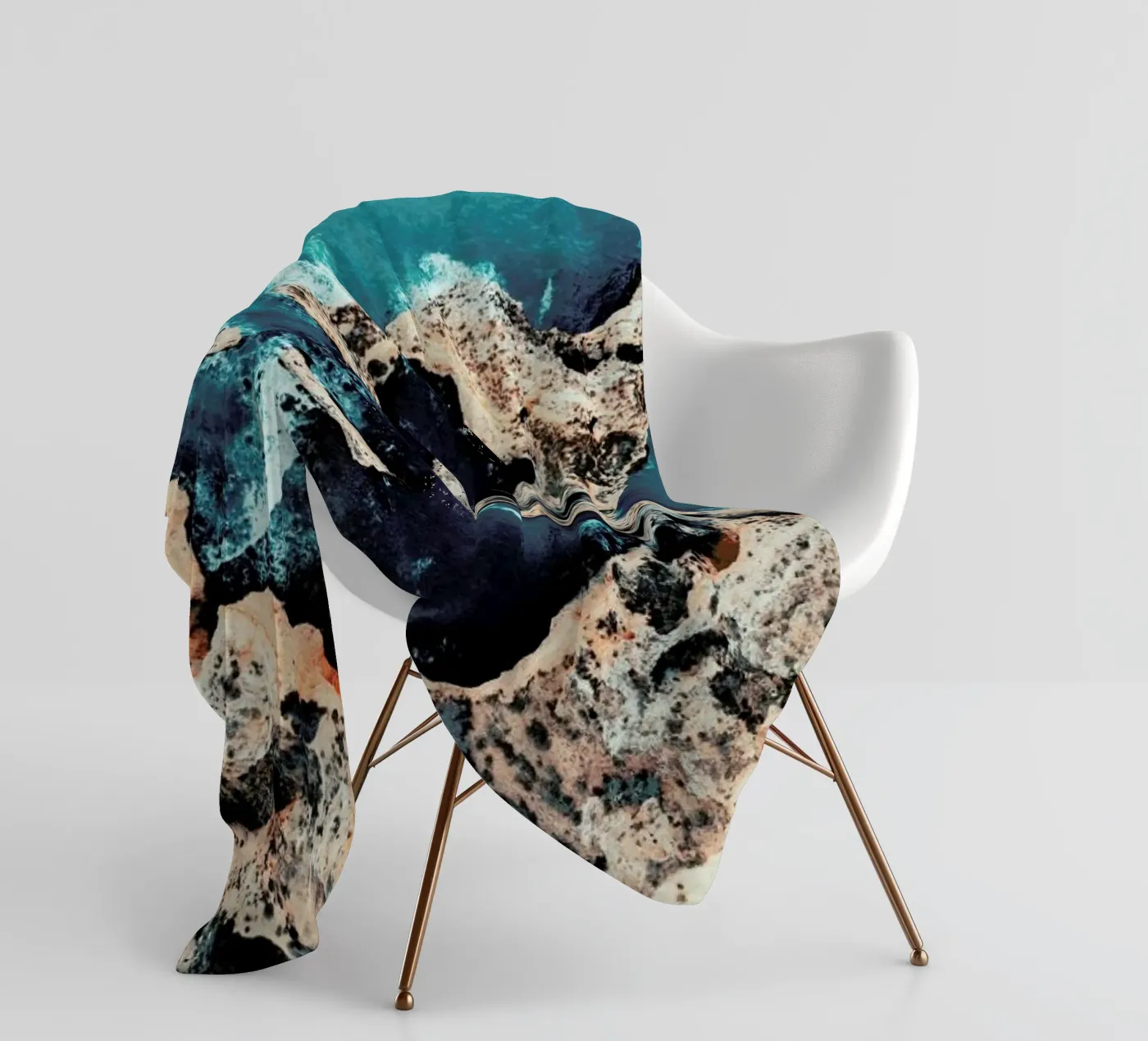 Wild Waves fleecedeken van Sebastian Hilgetag