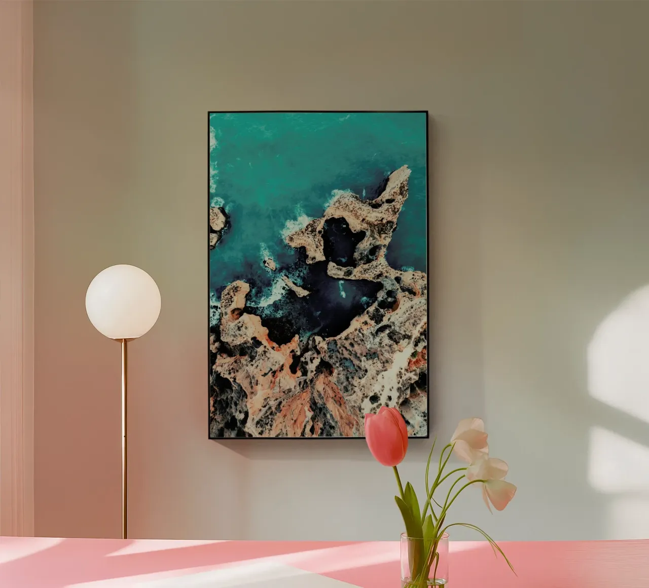 Wild Waves acrylic glass by Sebastian Hilgetag