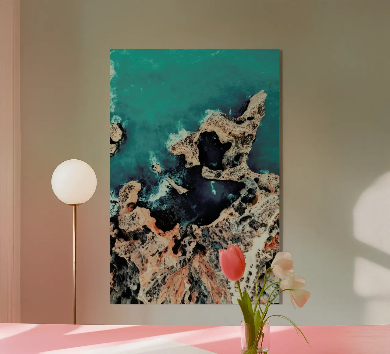 Wild Waves acrylic glass by Sebastian Hilgetag