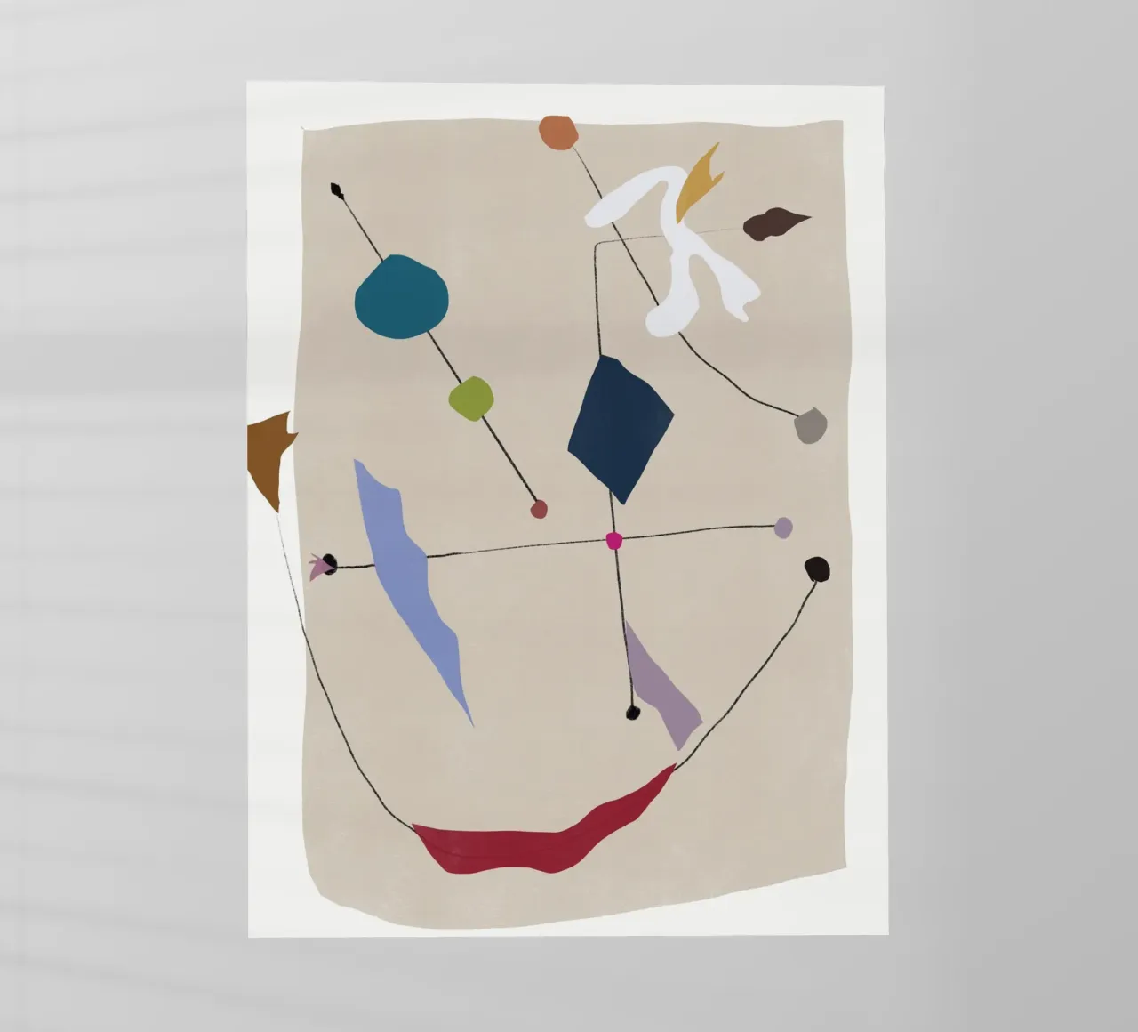 Forme interconnesse pellicola backlit da Little Dean