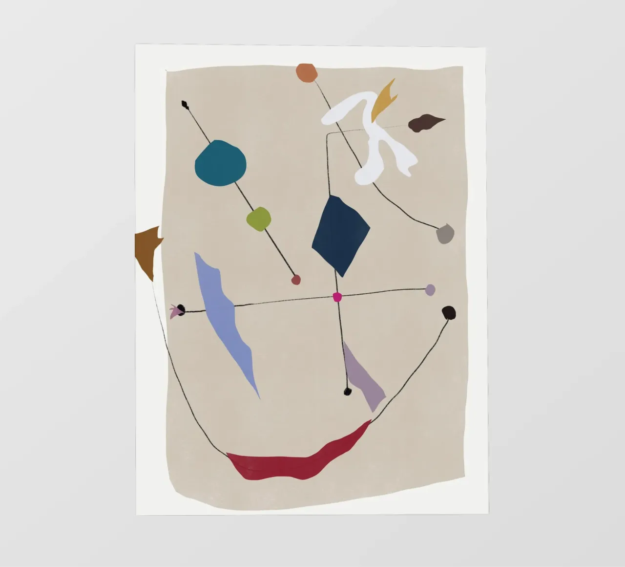 Forme interconnesse pellicola backlit da Little Dean