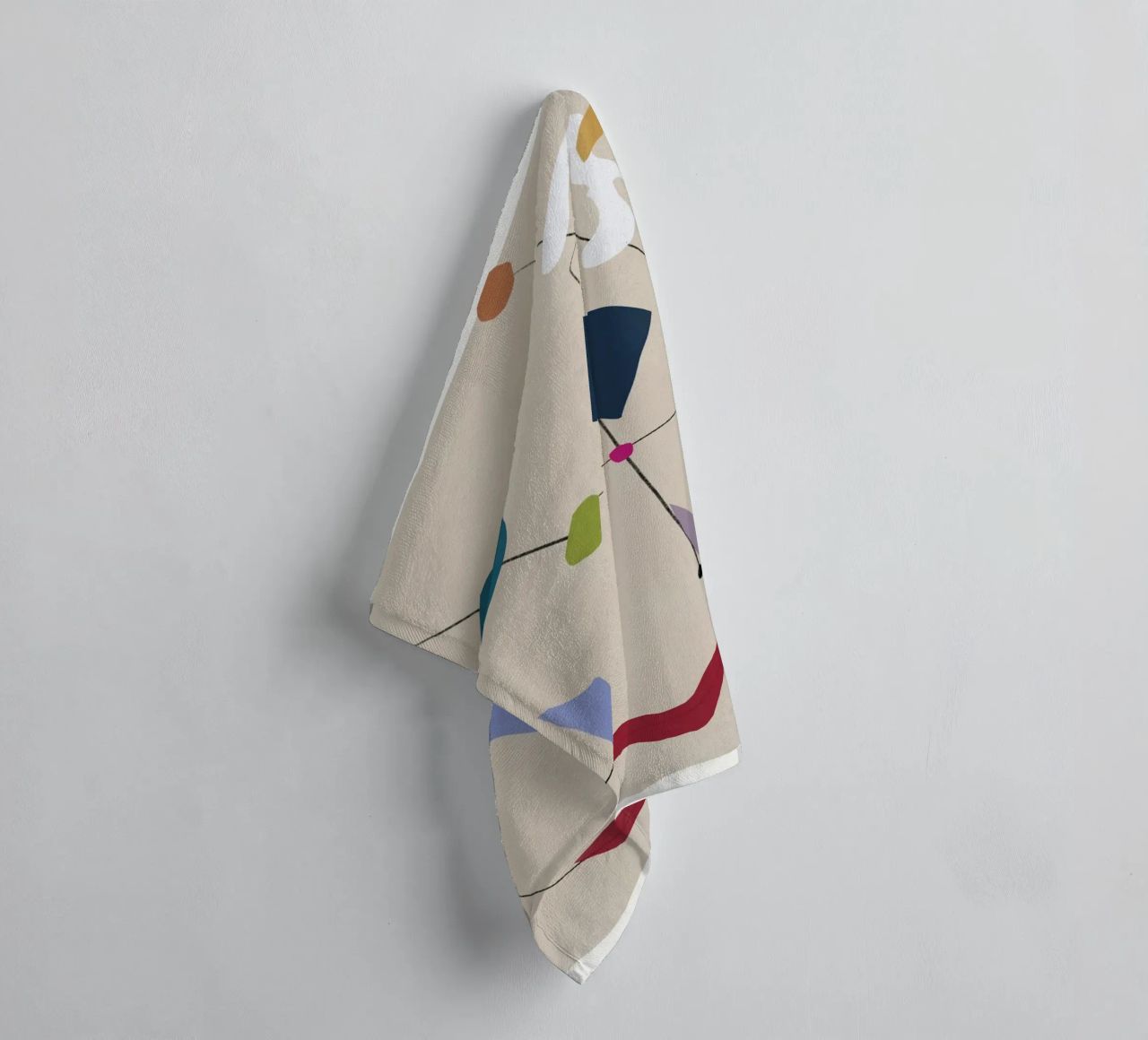 Forme interconnesse asciugamano da bagno da Little Dean