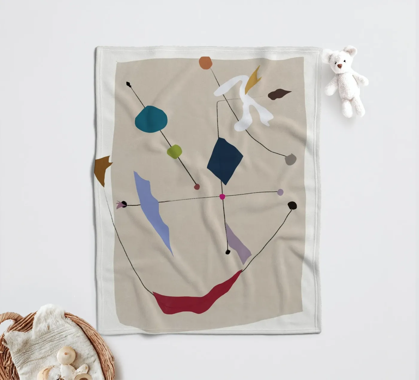 Forme interconnesse coperta in pile da Little Dean