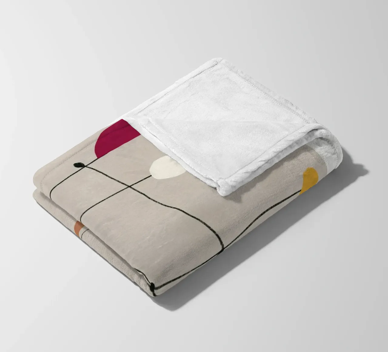 Forme interconnesse 02 coperta in pile da Little Dean