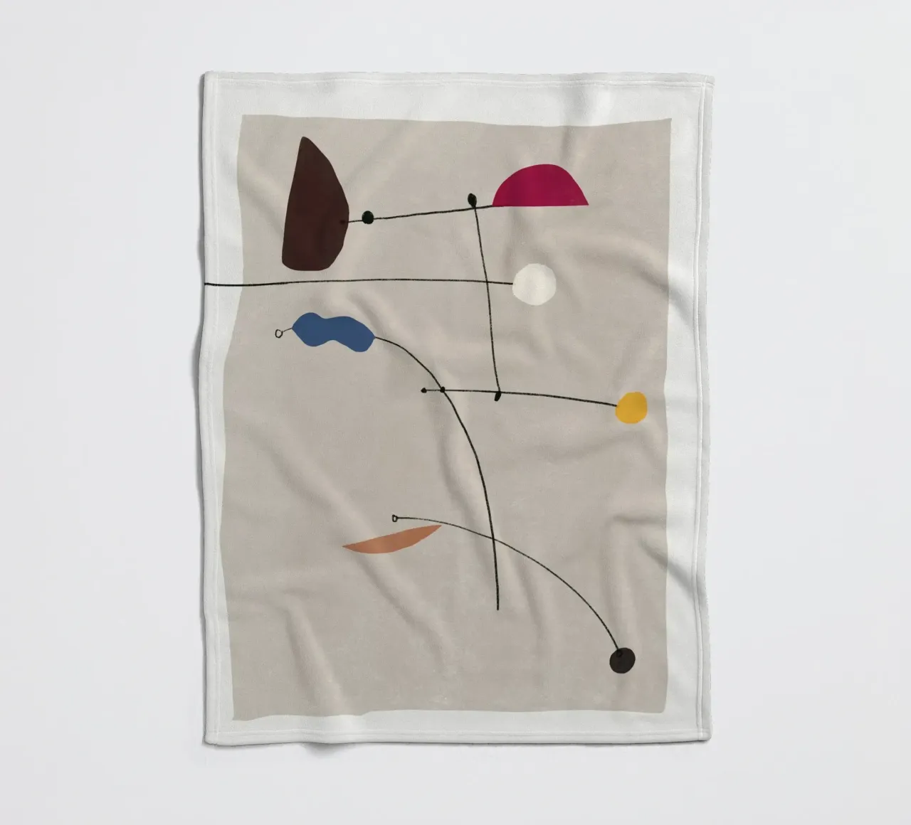 Forme interconnesse 02 coperta in pile da Little Dean