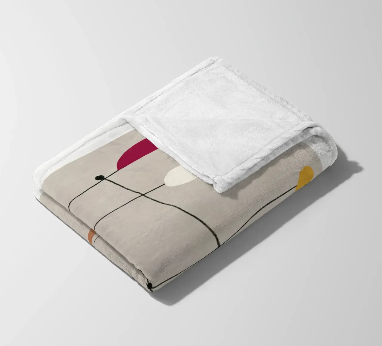 Forme interconnesse 02 coperta in pile da Little Dean