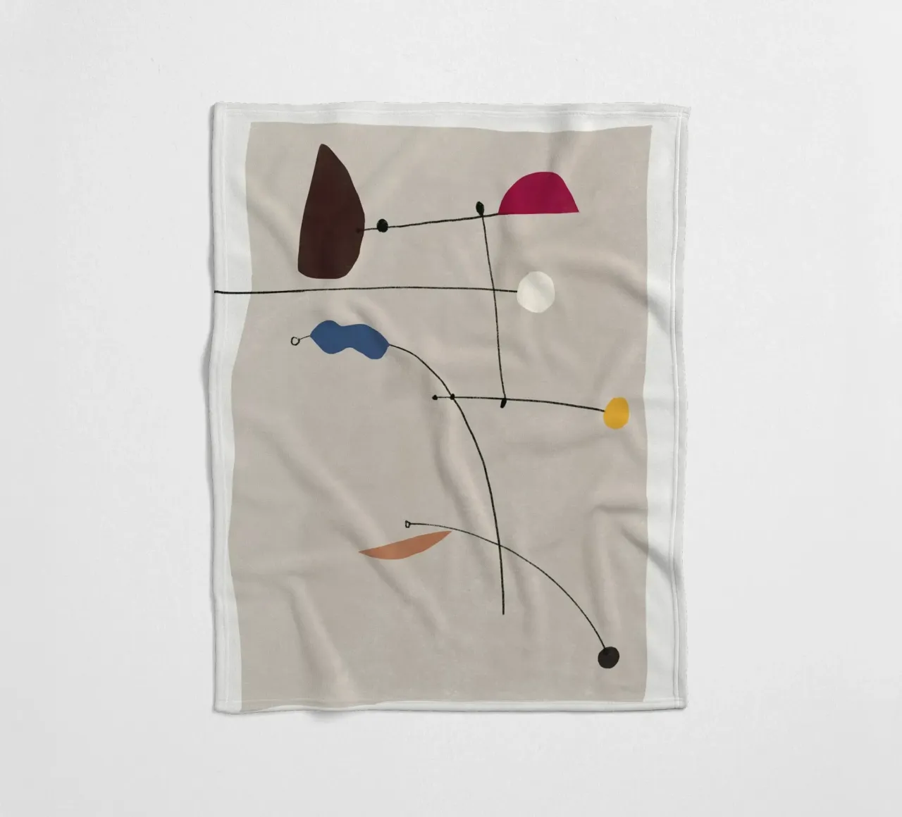 Forme interconnesse 02 coperta in pile da Little Dean