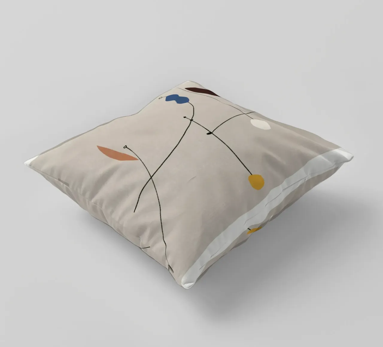 Forme interconnesse 02 cuscino da Little Dean