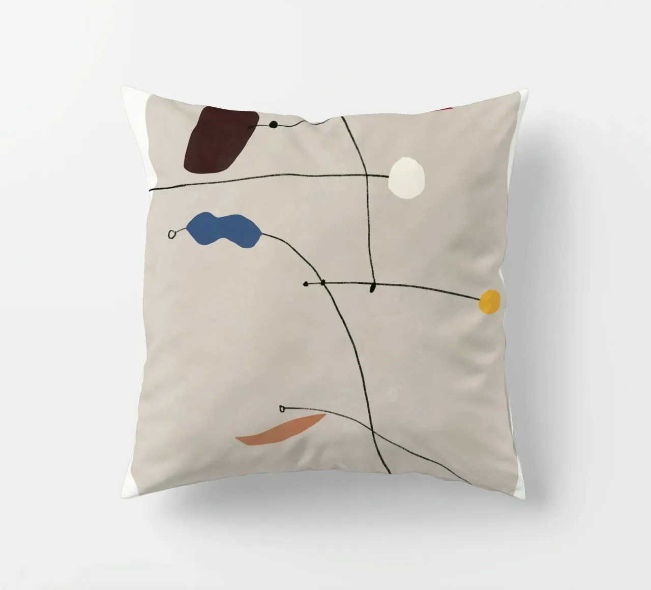 Forme interconnesse 02 cuscino da Little Dean