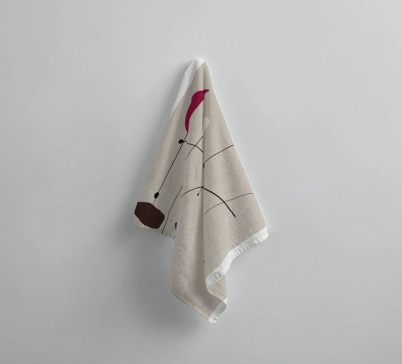 Forme interconnesse 02 asciugamano da bagno da Little Dean