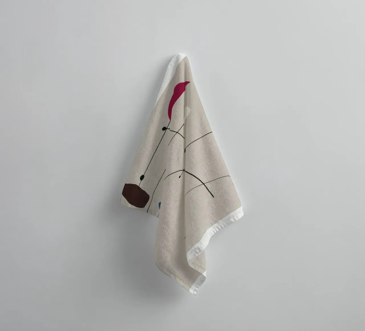 Forme interconnesse 02 asciugamano da bagno da Little Dean