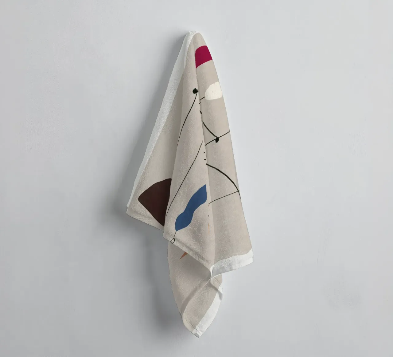 Forme interconnesse 02 asciugamano da bagno da Little Dean