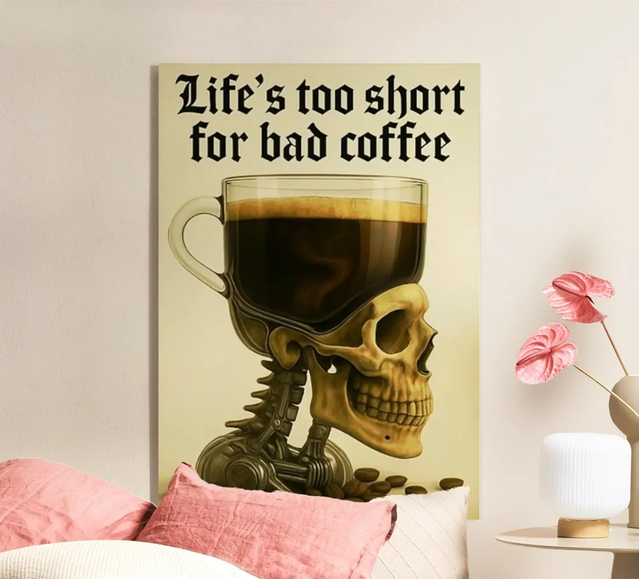 La vita è troppo breve per un caffè scadente plexiglass da Rawghenee